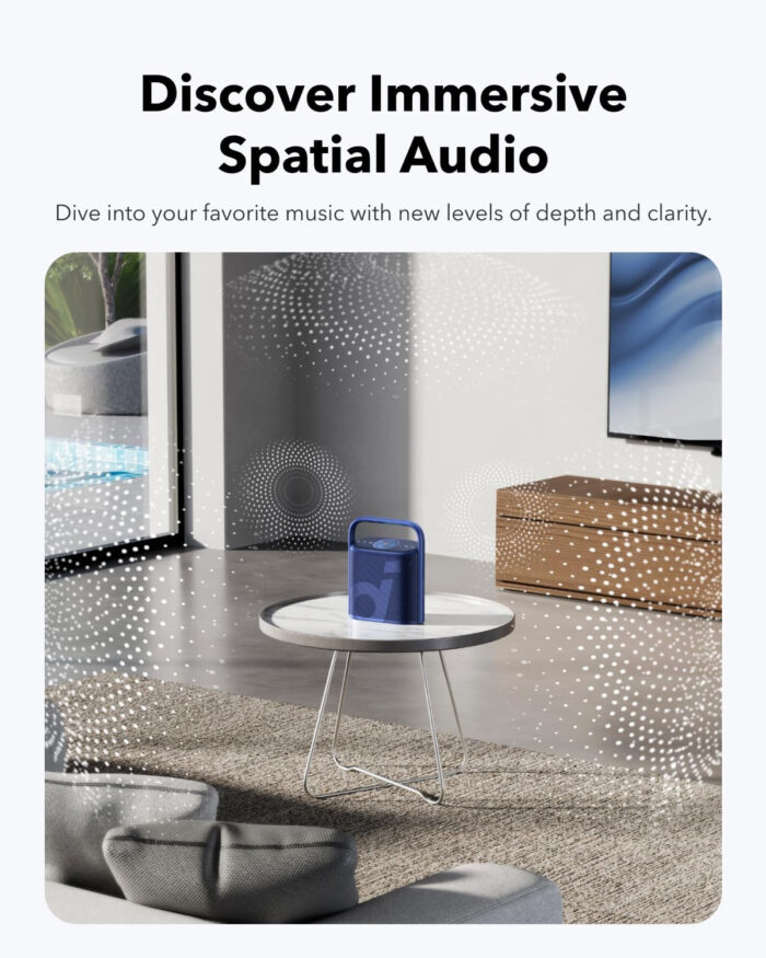 Anker Soundcore prenosni Bluetooth zvočnik Motion X500, moder - Image 6