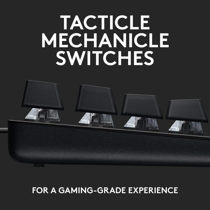 Logitech USB gaming tipkovnica G413 TKL SLO osvetljena črna gravura - Image 4