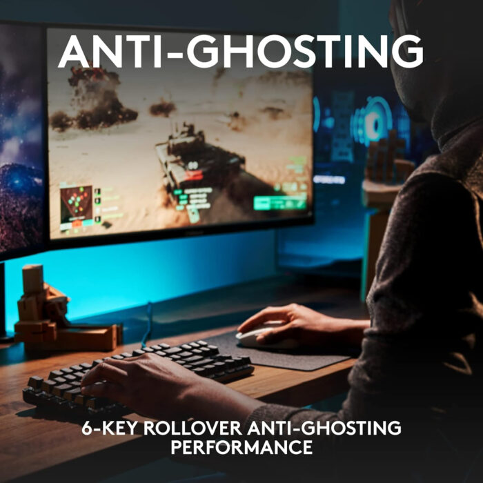 Logitech USB gaming tipkovnica G413 TKL SLO osvetljena črna gravura - Image 6