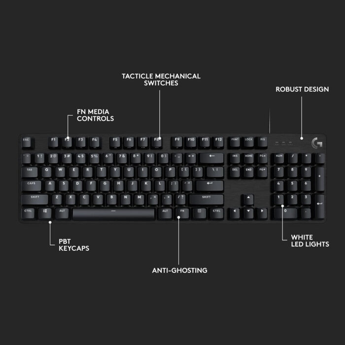 Logitech USB gaming tipkovnica G413 TKL SLO osvetljena črna gravura - Image 5