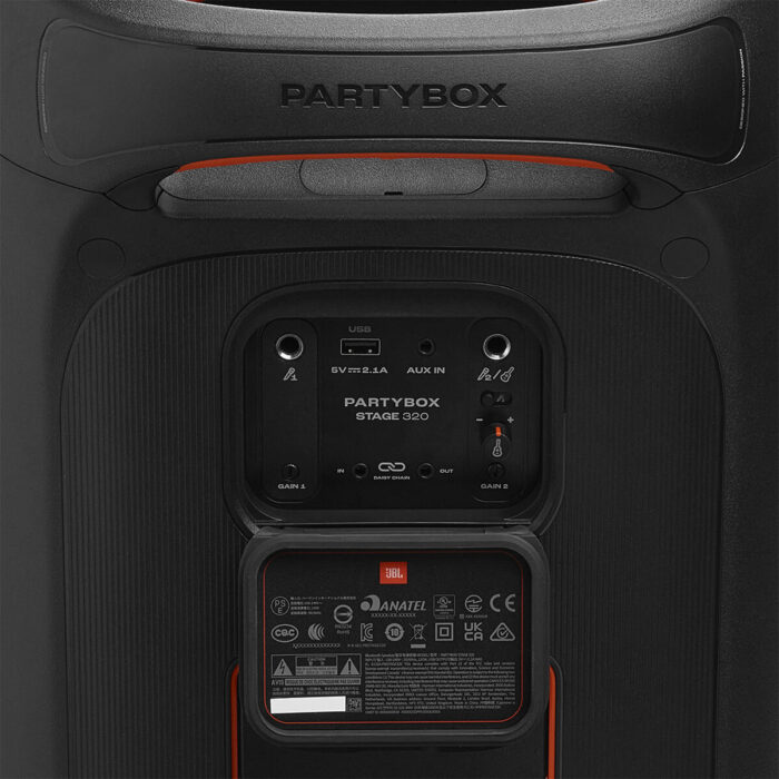 JBL PartyBox Stage 320 prenosni zvočnik 240W, BT, RGB, USB - Image 4