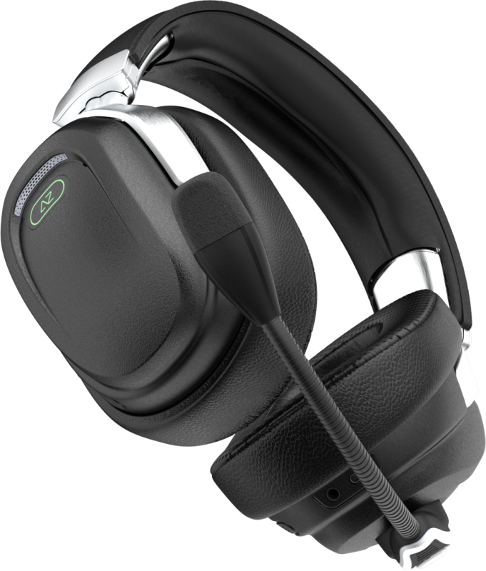 AceZone A-Rise brezžične gaming slušalke Črne - Image 6