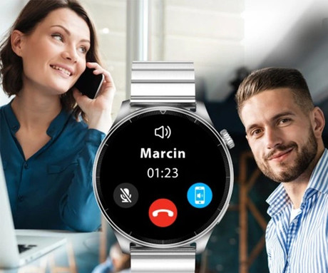 FOREVER GRAND 2 SW-710 pametna ura, 1.45" zaslon, Bluetooth, Android + iOS, - Image 6