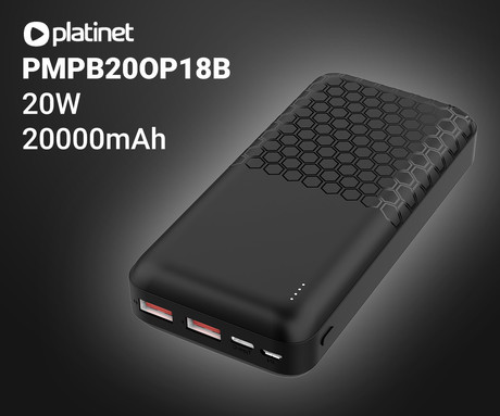 Platinet PMPB20OP18B powerbank polnilna baterija, 20.000mAh, Quick Charge 3.0, - Image 5