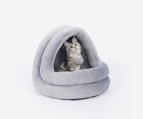 Pet Comfort postelja za mačke, votlina, žogica za igranje, 42x40x38cm - Image 4