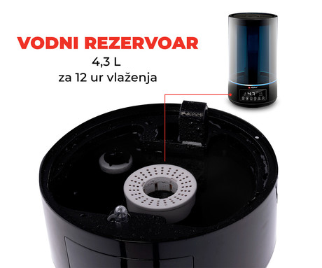 ALPINA vlažilec in osvežilec zraka, 4.3L, 25W, ultrasonični, 3 stopnje - Image 4