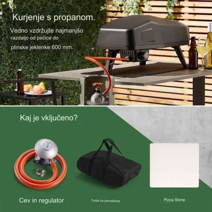 VonHaus plinska pečica za pizzo - Image 4