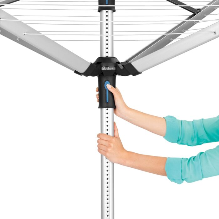 Brabantia zunanji sušilnik Lift-O-Matic za perila 50m sivo - Image 5