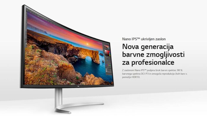 Monitor LG 40WP95CP-W UltraWide™ 5K2K, ukrivljen, IPS, 5120x2160, 2x HDMI, DP, - Image 3