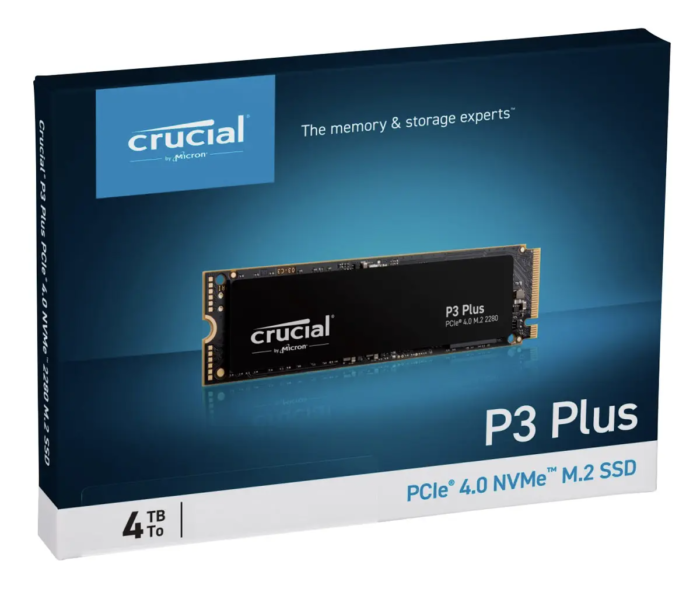 Crucial P3 Plus 4TB 3D NAND NVMe PCIe M.2 SSD - Image 4