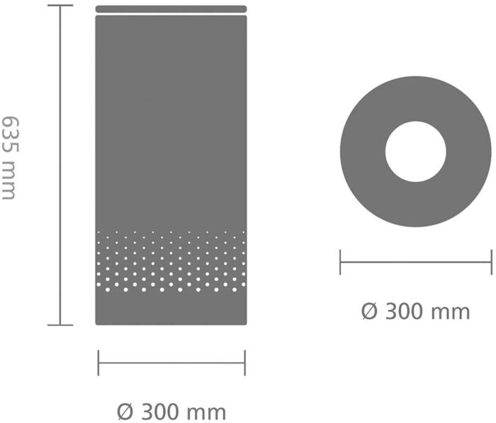 Brabantia koš za perilo 35L okrogel, bel - Image 4