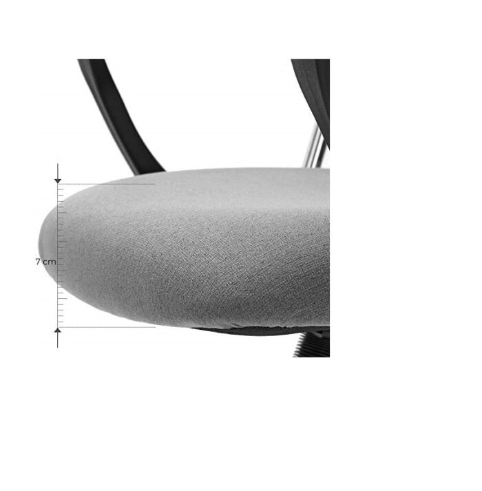 SONGMICS pisarniški stol siv OBN034G01 - Image 3