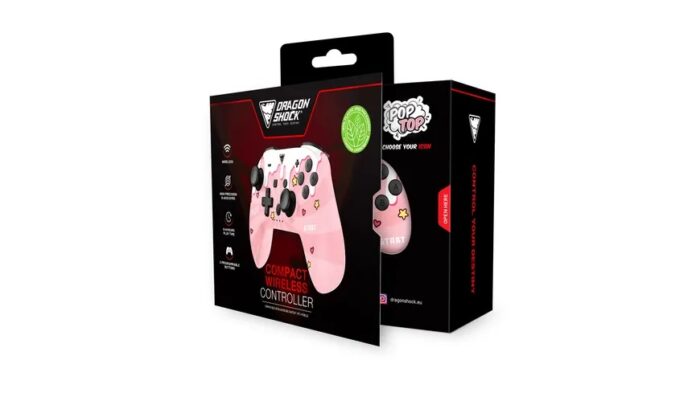 DRAGONSHOCK POPTOP BREZŽIČNI KONTROLER ZA SWITCH, PC, MOBILE - SWEET PINK - Image 4