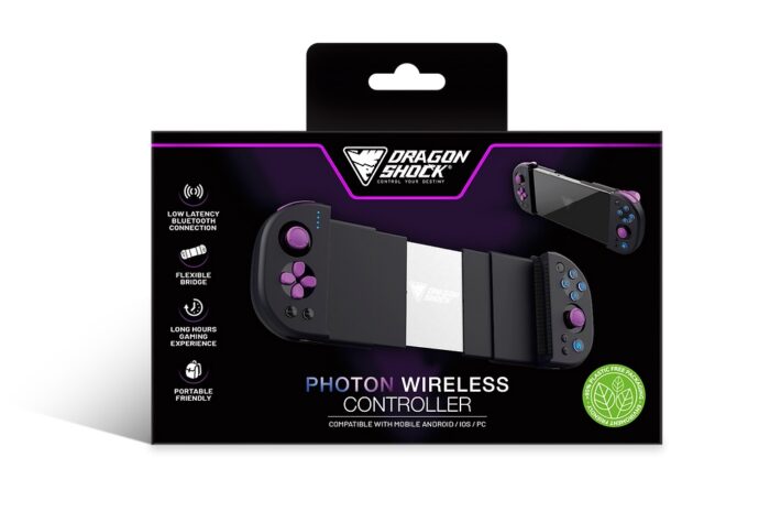 DRAGONSHOCK PHOTON MOBILE BREZŽIČNI KONTROLER ČRNE BARVE - Image 6