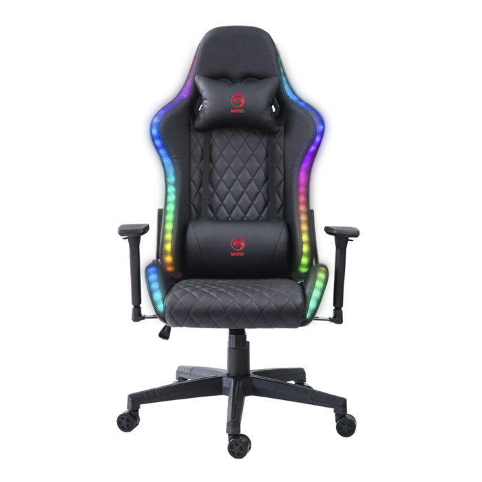 GAMING STOL - MARVO CH-35BK RGB ČRNE BARVE - Image 4