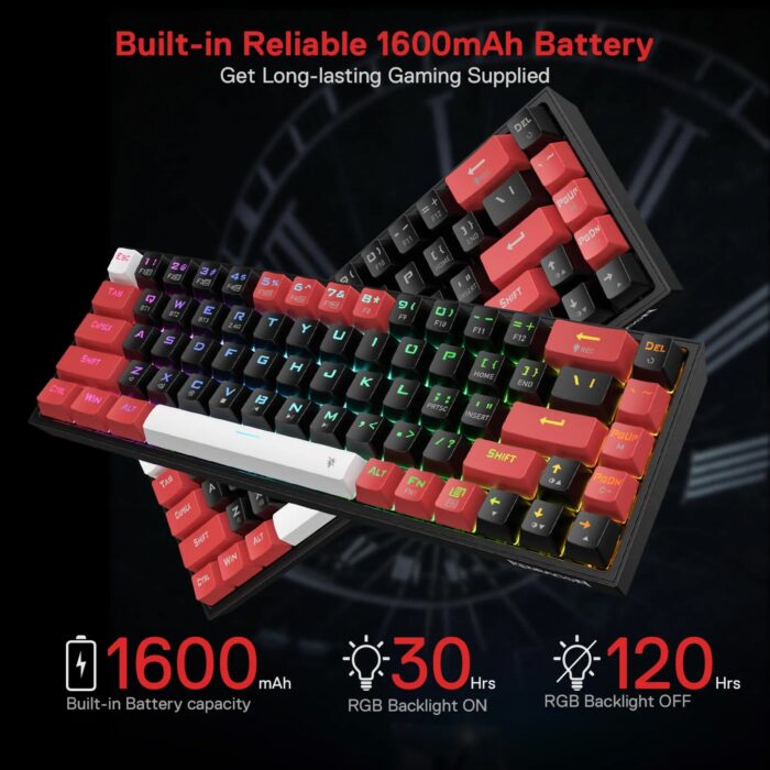 REDRAGON CASTOR K631RGB PRO ŽIČNA/BREZŽIČNA/BT MEHANSKA TIPKOVNICA, - Image 6