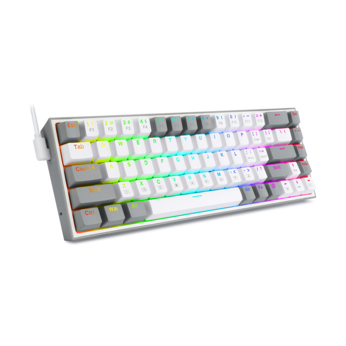 REDRAGON CASTOR K631WG-RGB TIPKOVNICA - RDEČA STIKALA - Image 4