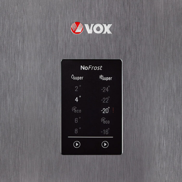 VOX kombinirani hladilnik NF 3835 IX E [E, H: 266, Z: 101, NO-FROST, WaterDisp] - Image 6