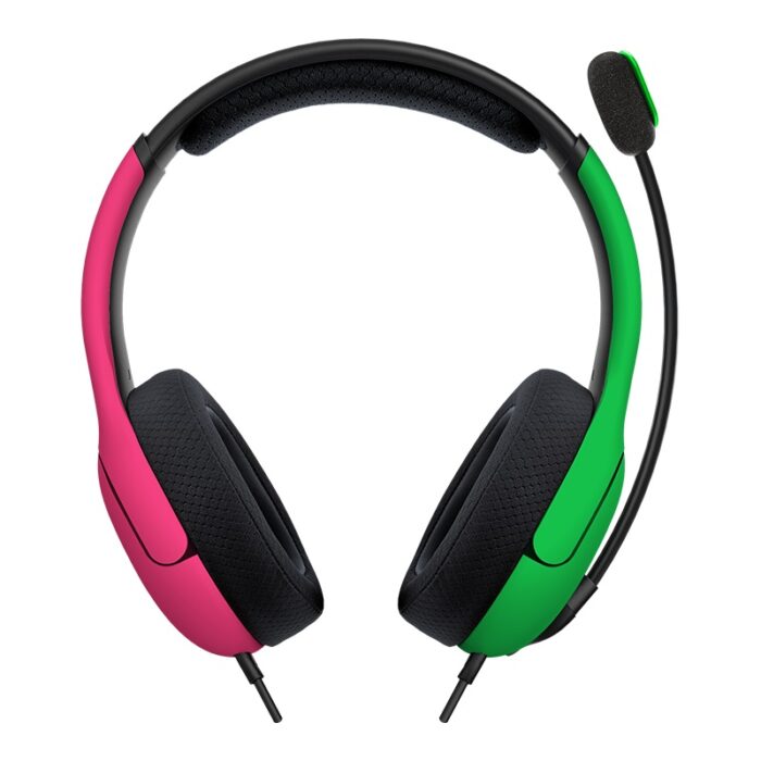 Slušalke PDP LVL40 Chat Stereo Headset za NINTENDO SWITCH roza zelene barve - Image 5