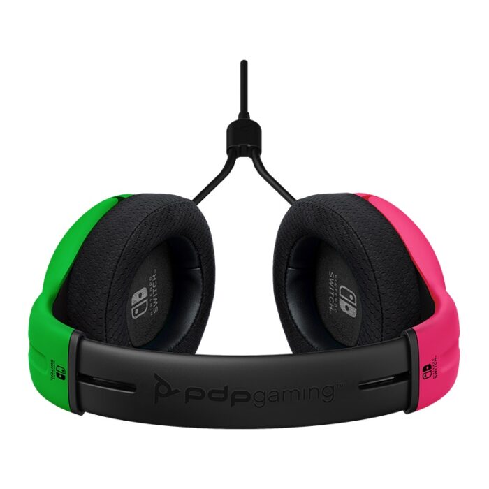 Slušalke PDP LVL40 Chat Stereo Headset za NINTENDO SWITCH roza zelene barve - Image 6