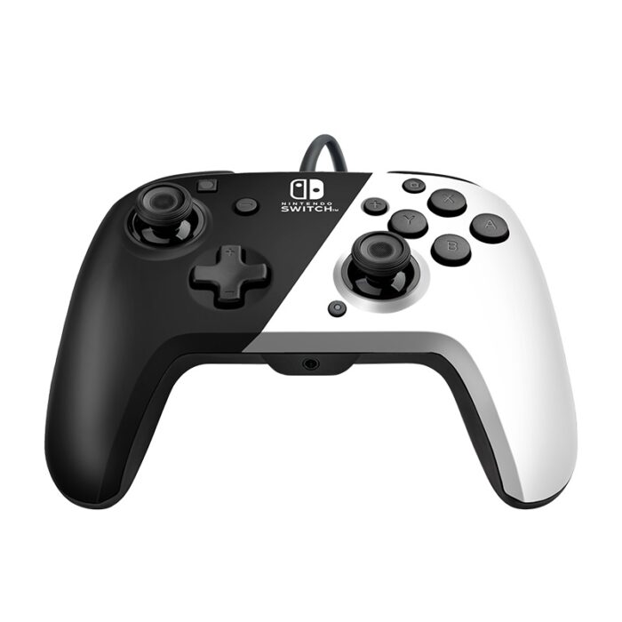 PDP NINTENDO SWITCH ŽIČNI KONTROLER FACEOFF DELUXE - BLACK & WHITE - Image 3