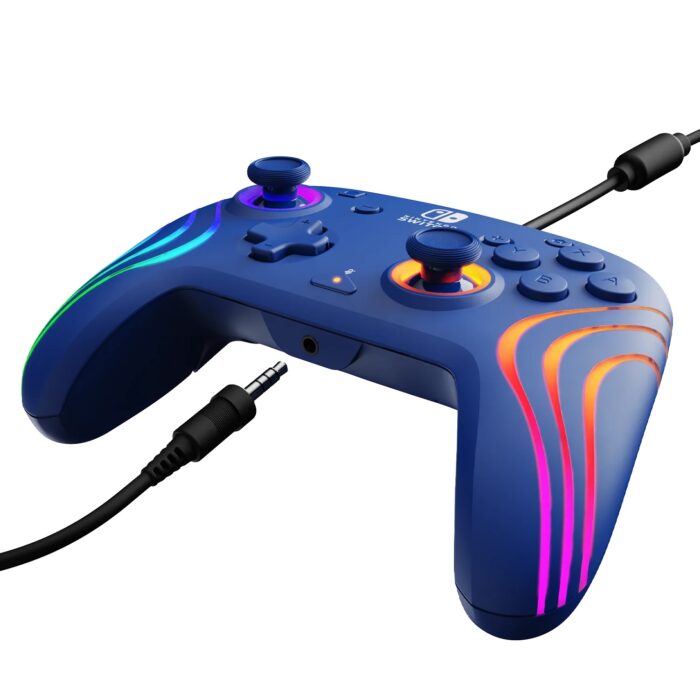 PDP NINTENDO SWITCH ŽIČNI KONTROLER AFTERGLOW WAVE - MODRE BARVE - Image 5