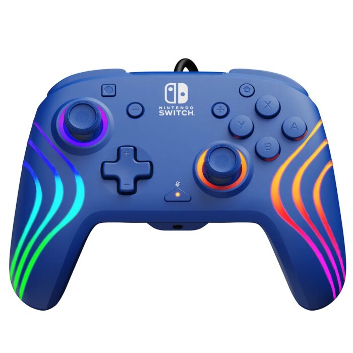 PDP NINTENDO SWITCH ŽIČNI KONTROLER AFTERGLOW WAVE - MODRE BARVE - Image 6