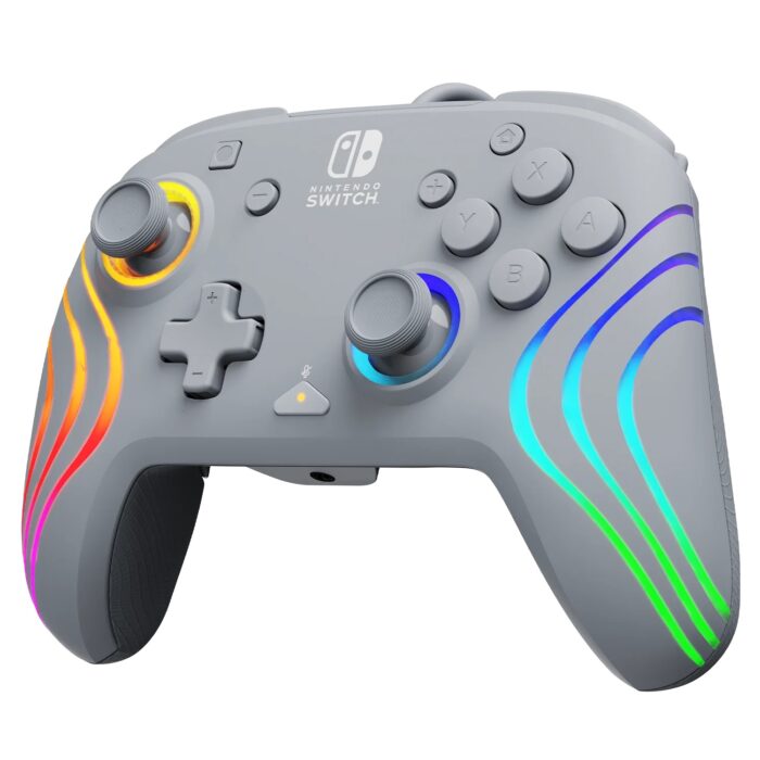 PDP NINTENDO SWITCH ŽIČNI KONTROLER AFTERGLOW WAVE - SIVE BARVE - Image 5