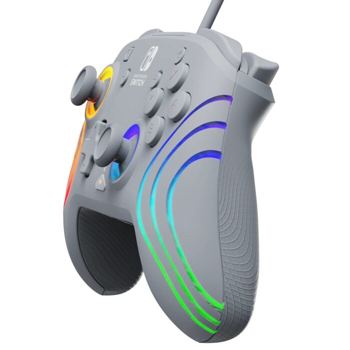 PDP NINTENDO SWITCH ŽIČNI KONTROLER AFTERGLOW WAVE - SIVE BARVE - Image 6