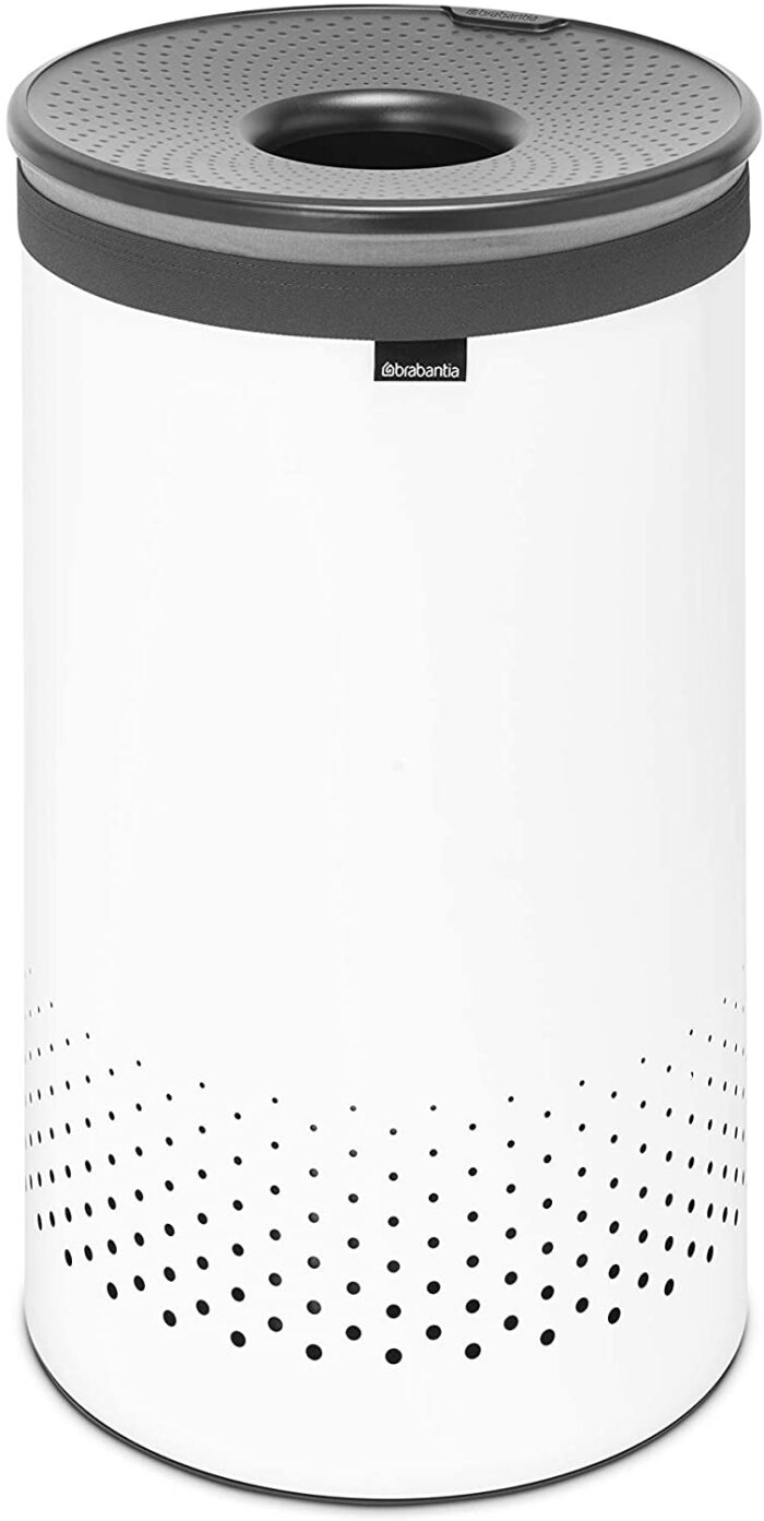 Brabantia koš za perilo 60L okrogel, bel