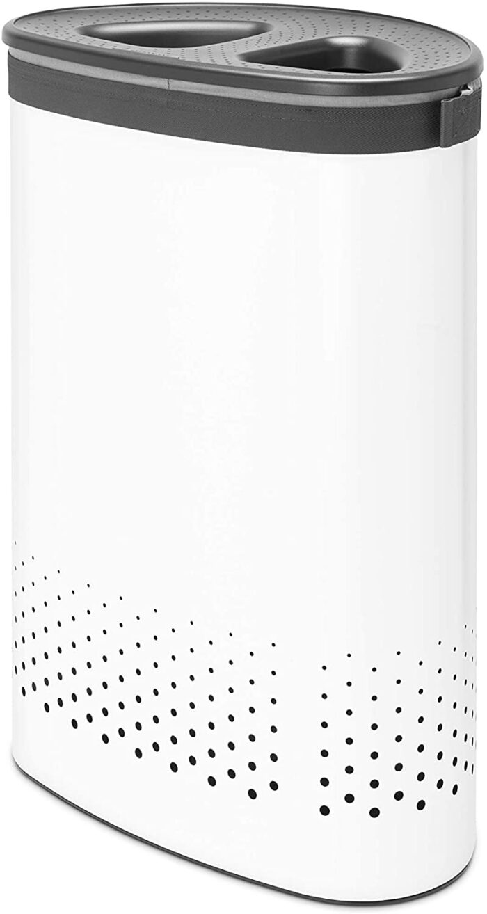 Brabantia koš za ločevanje perila Selector 55L, bel - Image 5