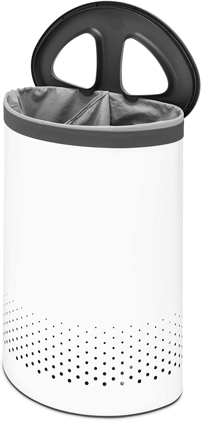 Brabantia koš za ločevanje perila Selector 55L, bel - Image 6