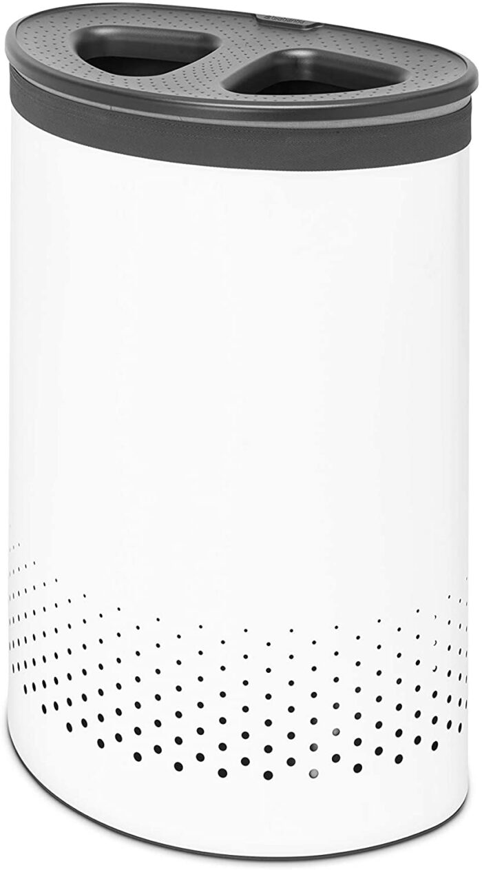 Brabantia koš za ločevanje perila Selector 55L, bel - Image 3