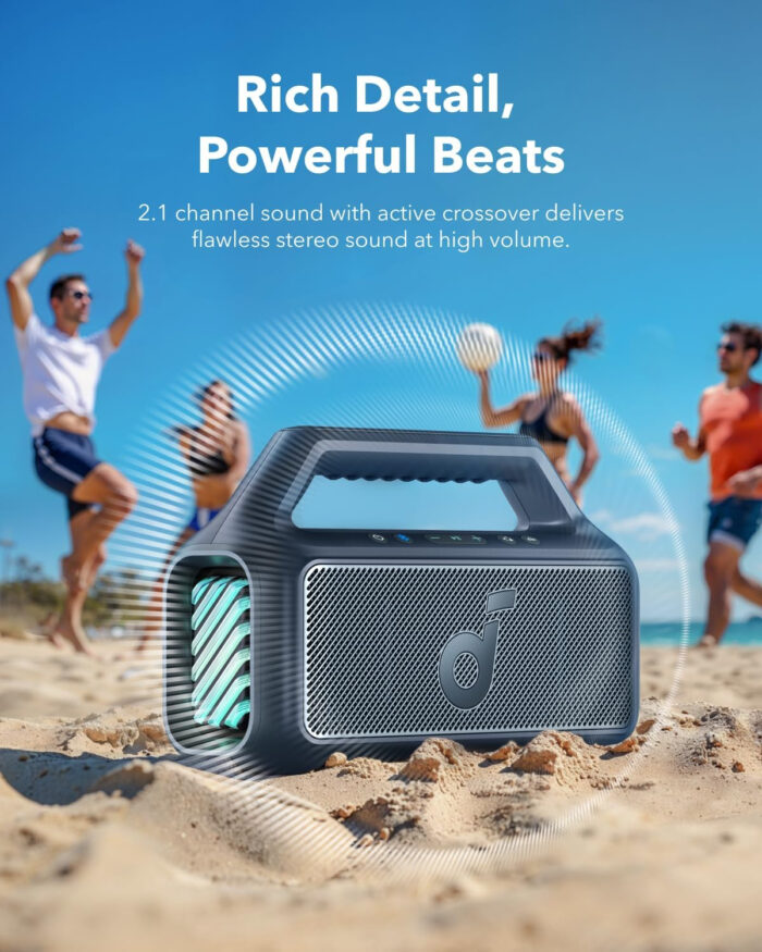 Anker Soundcore BOOM 2 prenosni Bluetooth zvočnik, moder - Image 4