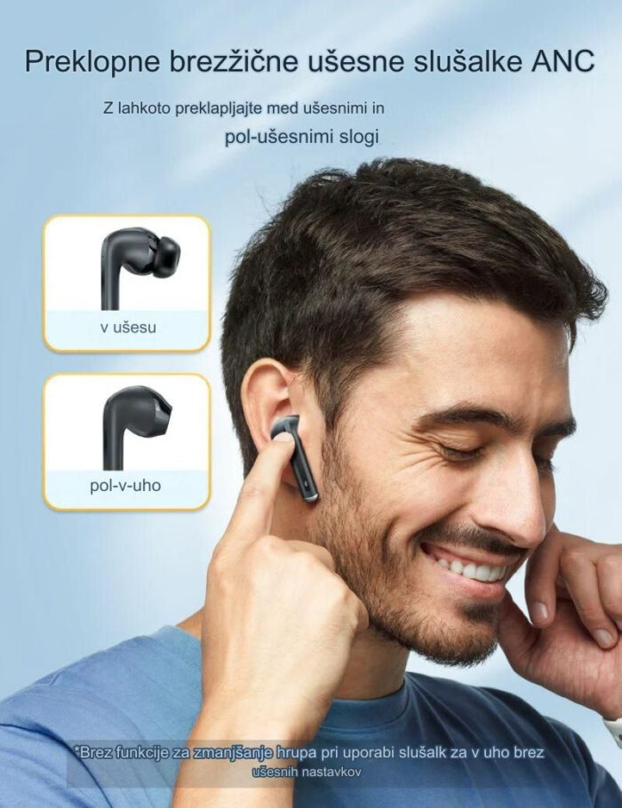 TaoTronics Brezžične slušalke BH1118 črne - Image 4