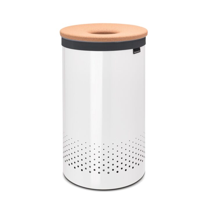 Brabantia koš za perilo 60L okrogel, bel