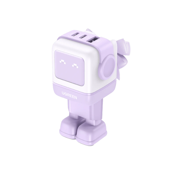 Ugreen Nexode Robot GaN 65W Polnilnik - Vijolična - Image 3