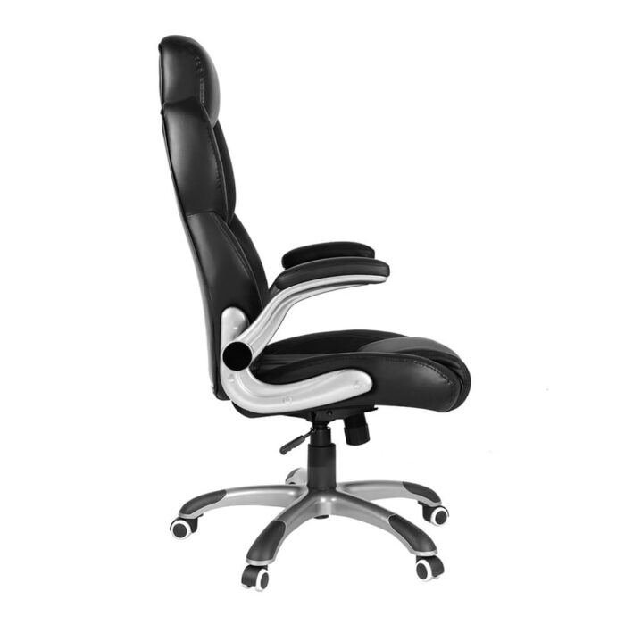 SONGMICS pisarniški stol, črn, OBG65BK - Image 3