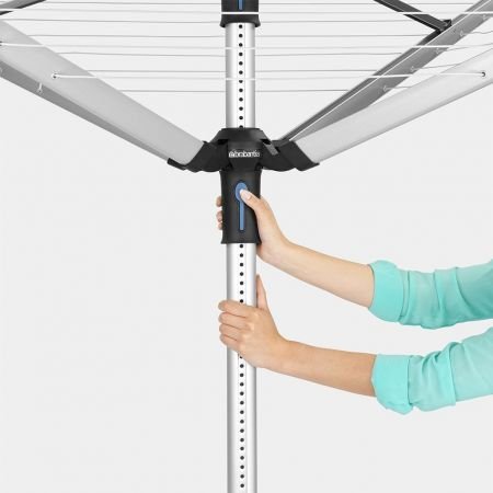 Brabantia zunanji sušilnik  perila ADVANCED Lift-O-Matic 50m karbon sivo - Image 4