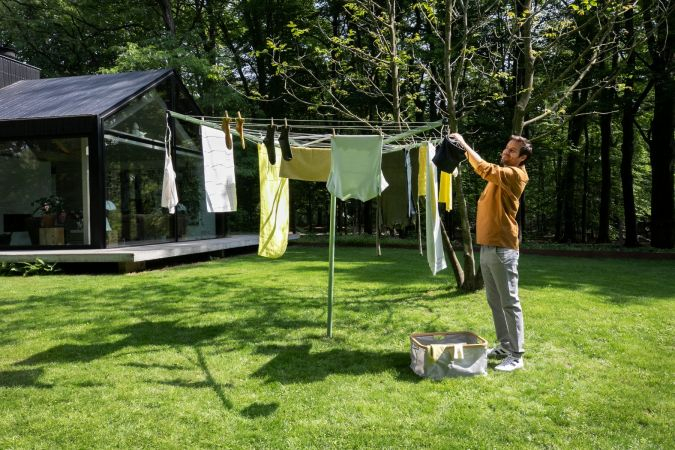 Brabantia zunanji sušilnik za perilo Lift-O-Matic  50m zeleno - Image 6
