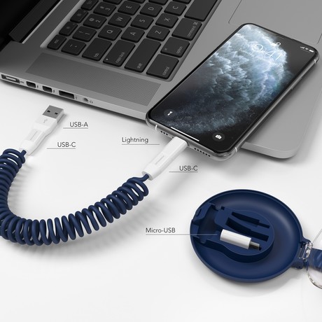 Vonmählen ALLROUNDO ® C univerzalni 6v1 kabel za polnjenje, USB-C / USB-A / - Image 4