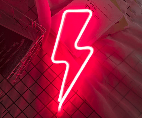 FOREVER Bolt NEON LED luč, dekorativna, napajanje na USB ali 3x AA baterije, - Image 5