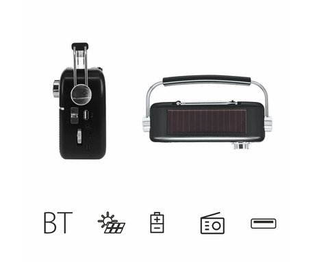 MANTA RDI918B SOLAR radijski sprejemnik, FM/AW/SW, Bluetooth 5.0, - Image 6