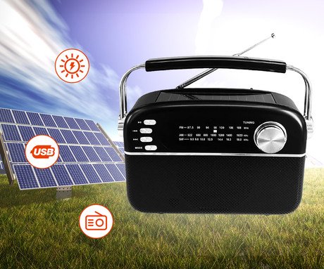 MANTA RDI918B SOLAR radijski sprejemnik, FM/AW/SW, Bluetooth 5.0, - Image 3