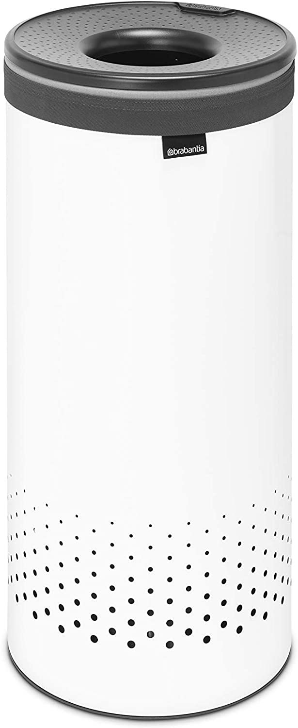 Brabantia koš za perilo 35L okrogel, bel