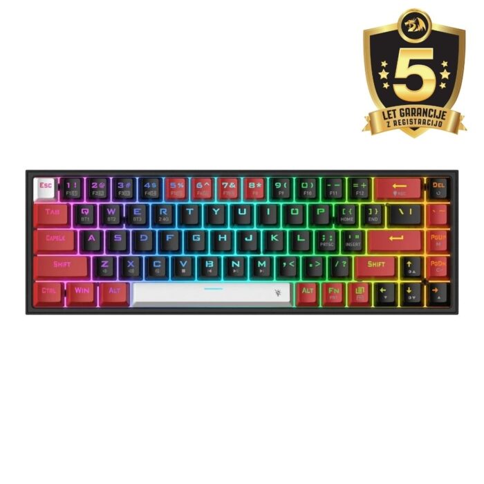 REDRAGON CASTOR K631RGB PRO ŽIČNA/BREZŽIČNA/BT MEHANSKA TIPKOVNICA,