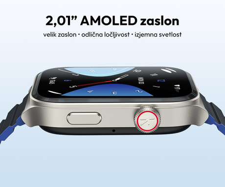 Kieslect Ks2 pametna ura, 2.01" AMOLED, BT 5.3, Android + iOS, klicanje, - Image 5