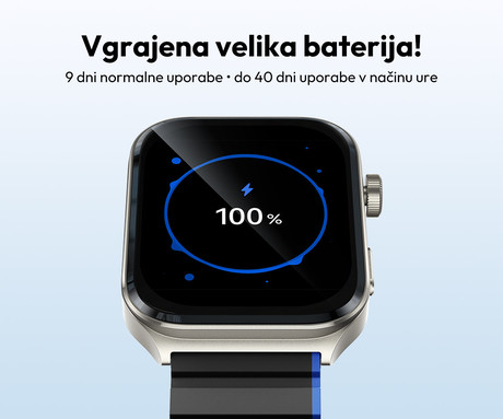 Kieslect Ks2 pametna ura, 2.01" AMOLED, BT 5.3, Android + iOS, klicanje, - Image 6