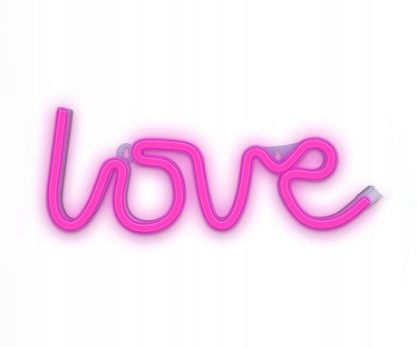FOREVER Love NEON LED luč, dekorativna, napajanje na USB ali 3x AA baterije, - Image 3