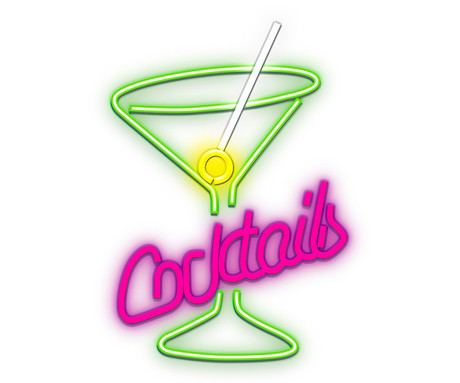 FOREVER Cocktails NEON LED luč, dekorativna, prilagodljiva svetlost, - Image 3